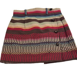 André Mori Southwest Mini Skirt